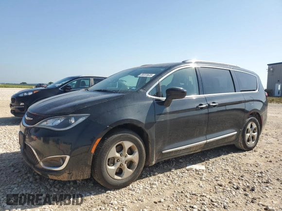 2017 Chrysler Pacifica Touring L Plus with VIN 2C4RC1EG7HR622932, listed as a Copart auction lot 56323635 with 140,008 mi miles and Clean Title. Bid and sale history available at DreamBid. Image 1.