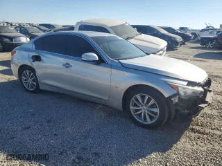 2015 Infiniti Q50 with VIN JN1BV7APXFM344065, listed as a Copart auction lot 42586395 with 36,719 mi miles and Salvage Title. Bid and sale history available at carsss.com. Image 4.