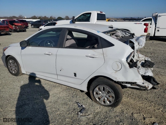 2017 Hyundai Accent SE with VIN KMHCT4AEXHU377411, listed as a Copart auction lot 42447045 with 68,767 mi miles and Salvage Title. Bid and sale history available at carsss.com. Image 2.