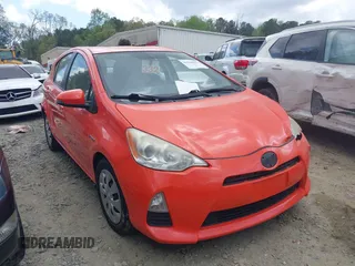 2012 Toyota Prius c One with VIN JTDKDTB37C1003563, listed as a IAAI auction lot 41946923 with 125,636 mi miles. Bid and sale history available at carsss.com. Image 1.