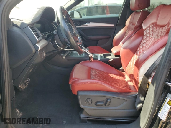 2018 Audi SQ5 Prestige with VIN WA1C4AFY2J2094919, listed as a Copart auction lot 53244495 with Not Provided miles and Salvage Title. Bid and sale history available at DreamBid. Image 7.