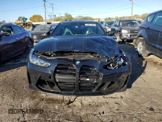 2024 BMW M4 Competition xDrive with VIN WBS43AZ03RCN56860, listed as a Copart auction lot 75937104 with 0 mi miles and Salvage Title. Bid and sale history available at carsss.com. Image 5.
