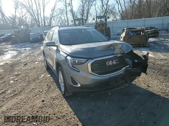 2021 GMC Terrain SLE with VIN 3GKALTEV7ML341748, listed as a Copart auction lot 89196355 with 41,618 mi miles and Salvage Title. Bid and sale history available at carsss.com. Image 14.