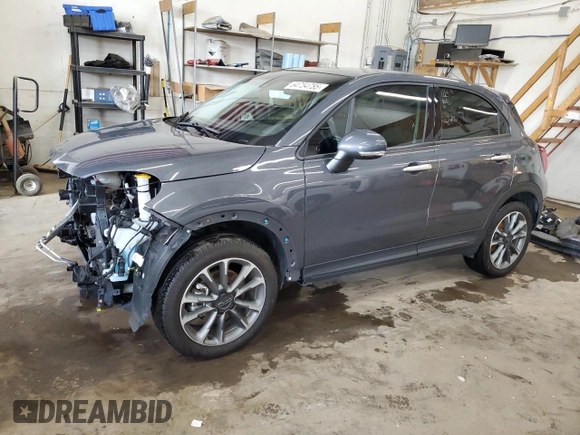 2021 FIAT 500X Trekking with VIN ZFBNF3B19MP944553, listed as a Copart auction lot 64754785 with 53,098 mi miles and Salvage title. Bid and sale history available at DreamBid. Image 1.