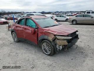 2021 Hyundai Kona SEL with VIN KM8K22AA8MU748267, listed as a Copart auction lot 47951785 with 59,970 mi miles and Salvage Title. Bid and sale history available at carsss.com. Image 4.