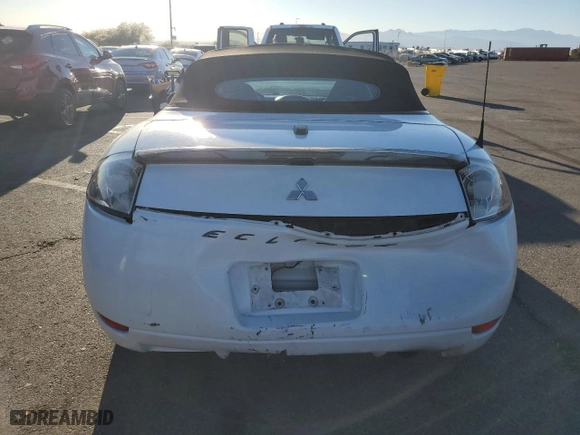 2008 Mitsubishi Eclipse GS with VIN 4A3AL25F18E002890, listed as a Copart auction lot 82057874 with 155,370 mi miles and Salvage Title. Bid and sale history available at carsss.com. Image 6.