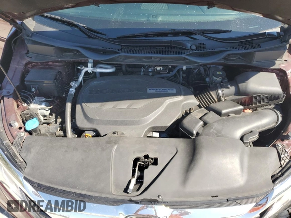 2018 Honda Odyssey EX-L with VIN 5FNRL6H72JB074980, listed as a Copart auction lot 51041465 with 96,240 mi miles and Salvage Title. Bid and sale history available at DreamBid. Image 12.