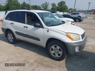 2001 Toyota RAV4 with VIN JTEHH20V810040746, listed as a IAAI auction lot 42441087 with 157,375 mi miles and . Bid and sale history available at DreamBid. Image 1.