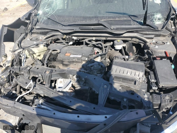 2017 Honda Civic Coupe LX-P with VIN 2HGFC4B01HH307191, listed as a Copart auction lot 48559865 with 126,227 mi miles and Salvage Title. Bid and sale history available at carsss.com. Image 12.