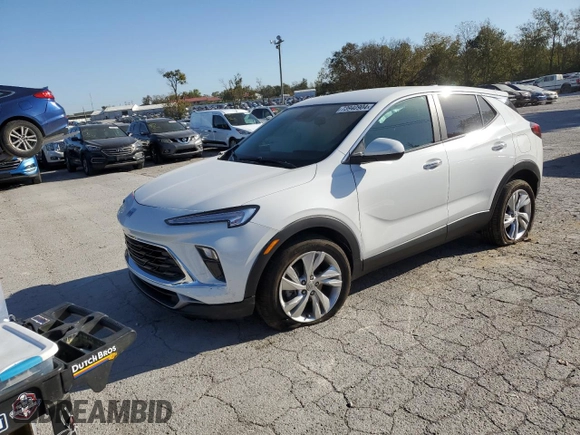 2024 Buick Encore GX Preferred with VIN KL4AMCSL6RB163104, listed as a Copart auction lot 73940904 with 2,250 mi miles and Salvage title. Bid and sale history available at DreamBid. Image 1.