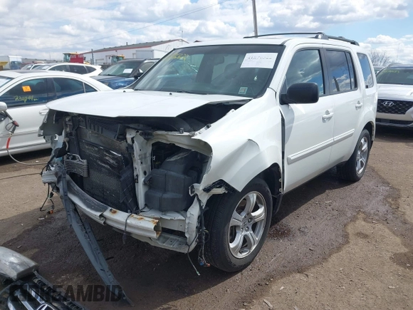 2012 Honda Pilot EX-L with VIN 5FNYF4H54CB057249, listed as a IAAI auction lot 41876322 with 180,641 mi miles and . Bid and sale history available at DreamBid. Image 6.