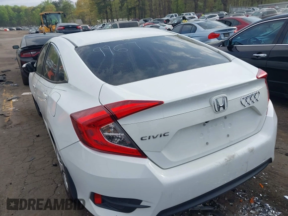 2017 Honda Civic Sedan LX with VIN 19XFC2F54HE039967, listed as a IAAI auction lot 41951897 with 106,660 mi miles. Bid and sale history available at carsss.com. Image 3.
