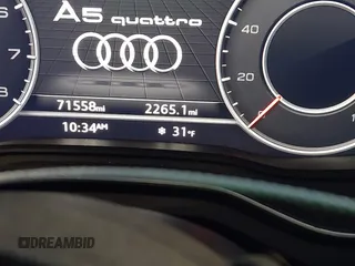 2018 Audi A5 Sportback Premium Plus with VIN WAUENCF52JA133055, listed as a IAAI auction lot 41644106 with 71,558 mi miles. Bid and sale history available at carsss.com. Image 7.