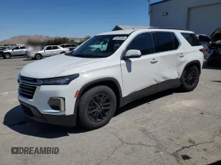 2022 Chevrolet Traverse LT Cloth z VIN 1GNERGKW5NJ131648, wystawiony jako Copart lot #56254555 z przebiegiem 34 305 mil mil oraz Szkoda całkowita • Salvage title. Historia ofert i sprzedaży dostępna na DreamBid. Obrazek 1.