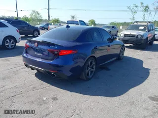 2017 Alfa Romeo Giulia Ti with VIN ZARFAECN3H7556727, listed as a IAAI auction lot 41901444 with 96,678 mi miles. Bid and sale history available at carsss.com. Image 4.