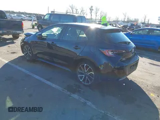 2020 Toyota Corolla Hatchback XSE with VIN JTNC4RBE8L3085053, listed as a IAAI auction lot 41134475 with 51,287 mi miles. Bid and sale history available at carsss.com. Image 3.