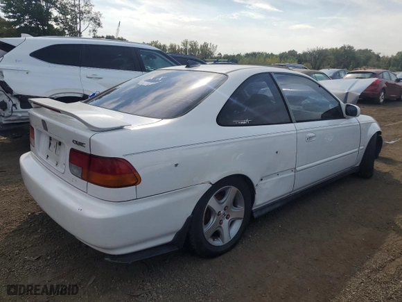1996 Honda Civic EX with VIN 1HGEJ8148TL044772, listed as a Copart auction lot 77004434 with 174,178 mi miles and Salvage Title. Bid and sale history available at carsss.com. Image 3.