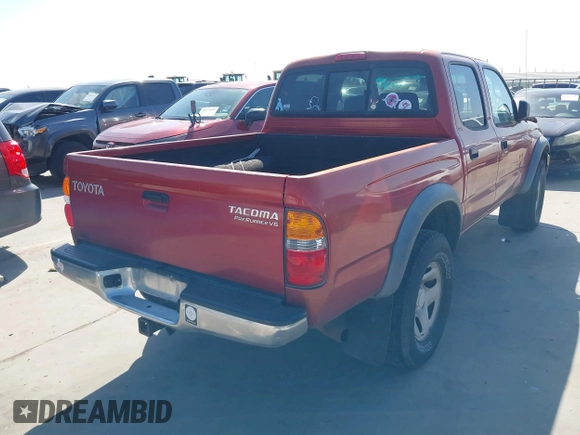 2002 Toyota Tacoma PreRunner with VIN 5TEGN92N82Z050080, listed as a IAAI auction lot 41998279 with 243,881 mi miles and . Bid and sale history available at DreamBid. Image 4.