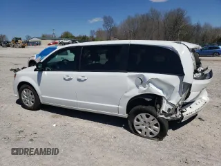 2018 Dodge Grand Caravan SE with VIN 2C4RDGBG5JR296655, listed as a Copart auction lot 50320615 with 163,137 mi miles and Salvage Title. Bid and sale history available at DreamBid. Image 2.