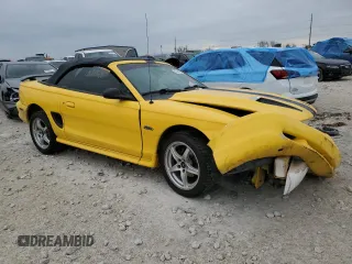 1998 Ford Mustang GT with VIN 1FAFP45X9WF191979, listed as a Copart auction lot 88790485 with 0 mi miles and Salvage Title. Bid and sale history available at carsss.com. Image 4.