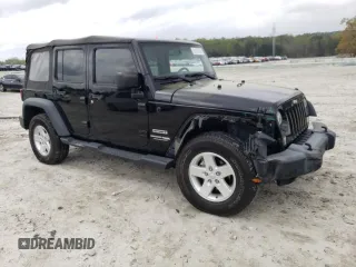 2018 Jeep Wrangler JK Unlimited Sport S with VIN 1C4BJWDG2JL859963, listed as a Copart auction lot 51613135 with 63,746 mi miles and Salvage Title. Bid and sale history available at carsss.com. Image 4.