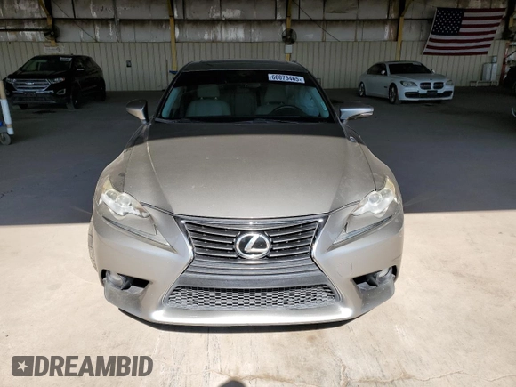 2014 Lexus IS 250 with VIN JTHBF1D2XE5018510, listed as a Copart auction lot 60073465 with 123,424 mi miles and Salvage title. Bid and sale history available at DreamBid. Image 5.