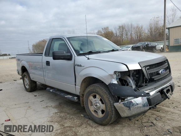2013 Ford F-150 XL with VIN 1FTNF1EF4DKF95257, listed as a Copart auction lot 80302774 with 87,929 mi miles and Salvage title. Bid and sale history available at DreamBid. Image 4.
