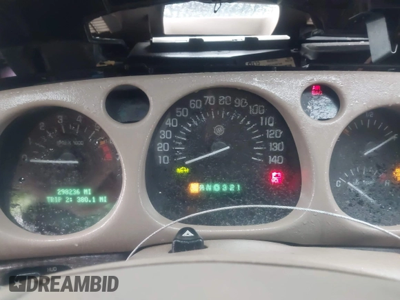 2003 Buick LeSabre Limited with VIN 1G4HR54K43U262422, listed as a IAAI auction lot 42307171 with 298,236 mi miles and . Bid and sale history available at DreamBid. Image 7.