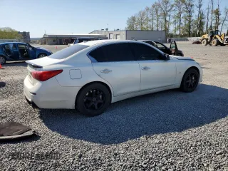 2014 Infiniti Q50 Premium with VIN JN1BV7AR4EM701742, listed as a Copart auction lot 53336985 with Not provided miles and Salvage title. Bid and sale history available at DreamBid. Image 3.