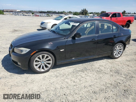 2011 BMW 3 Series 328i with VIN WBAPH5G50BNM76175, listed as a Copart auction lot 53102645 with 89,187 mi miles and Salvage Title. Bid and sale history available at carsss.com. Image 1.