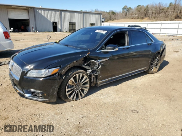 2018 Lincoln Continental Reserve with VIN 1LN6L9RP7J5600746, listed as a Copart auction lot 86383194 with 100,268 mi miles and Salvage Title. Bid and sale history available at carsss.com. Image 1.