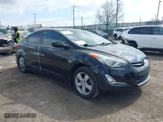 2012 Hyundai Elantra GLS with VIN KMHDH4AE8CU432419, listed as a IAAI auction lot 41921484 with 173,658 mi miles. Bid and sale history available at carsss.com. Image 1.