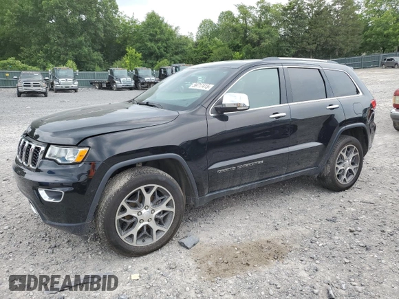 2019 Jeep Grand Cherokee Limited with VIN 1C4RJFBG3KC782099, listed as a Copart auction lot 59717415 with 70,596 mi miles and Salvage title. Bid and sale history available at DreamBid. Image 1.