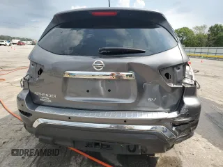 2017 Nissan Pathfinder Platinum with VIN 5N1DR2MN7HC695060, listed as a Copart auction lot 62096275 with 180,221 mi miles and Salvage title. Bid and sale history available at DreamBid. Image 6.