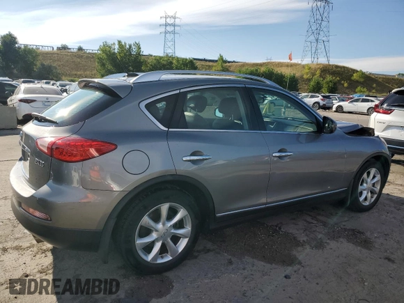 2010 Infiniti EX Journey with VIN JN1AJ0HR3AM755208, listed as a Copart auction lot 70825834 with 97,838 mi miles and Salvage Title. Bid and sale history available at carsss.com. Image 3.