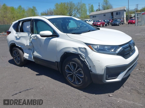 2021 Honda CR-V EX-L with VIN 2HKRW2H87MH678152, listed as a IAAI auction lot 42132825 with 35,241 mi miles and . Bid and sale history available at DreamBid. Image 1.
