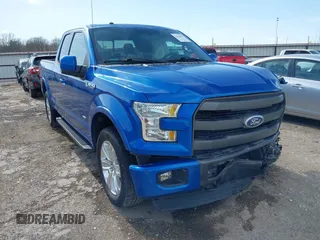 2015 Ford F-150 XLT with VIN 1FTFX1EG8FFA71891, listed as a IAAI auction lot 41818462 with 97,757 mi miles. Bid and sale history available at carsss.com. Image 1.