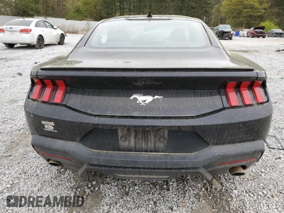 2024 Ford Mustang EcoBoost with VIN 1FA6P8TH8R5118552, listed as a Copart auction lot 50802265 with 4,767 mi miles and Salvage Title. Bid and sale history available at DreamBid. Image 6.
