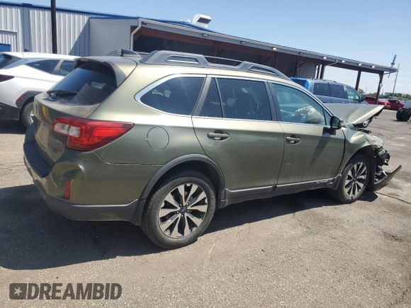 2016 Subaru Outback Limited with VIN 4S4BSENCXG3226960, listed as a Copart auction lot 57768185 with 201,303 mi miles and Salvage title. Bid and sale history available at DreamBid. Image 3.