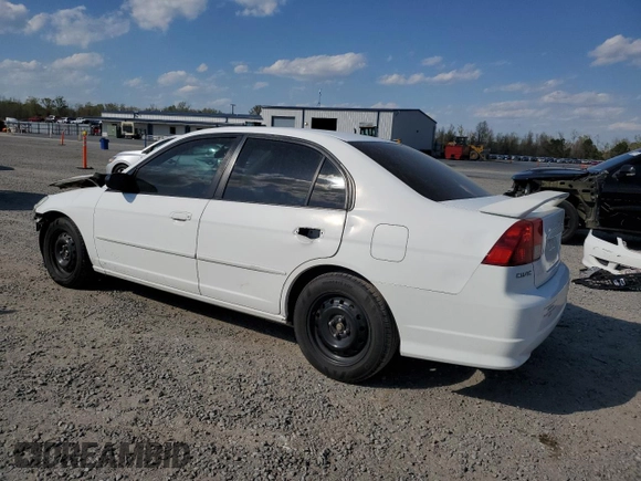2004 Honda Civic LX with VIN 2HGES16524H500124, listed as a Copart auction lot 50806175 with 80,232 mi miles and Salvage Title. Bid and sale history available at DreamBid. Image 2.