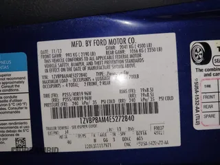 2014 Ford Mustang V6 with VIN 1ZVBP8AM4E5272840, listed as a IAAI auction lot 42162282 with 99,221 mi miles and . Bid and sale history available at DreamBid. Image 9.