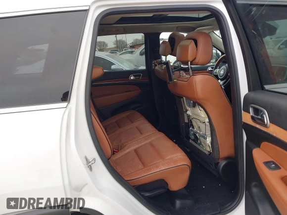 2013 Jeep Grand Cherokee Overland with VIN 1C4RJFCT1DC525098, listed as a IAAI auction lot 41593500 with 80,412 mi miles. Bid and sale history available at carsss.com. Image 8.