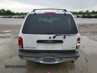 2001 Ford Explorer XLT with VIN 1FMZU73E71ZA07810, listed as a Copart auction lot 55428155 with 158,373 mi miles and Salvage title. Bid and sale history available at DreamBid. Image 6.