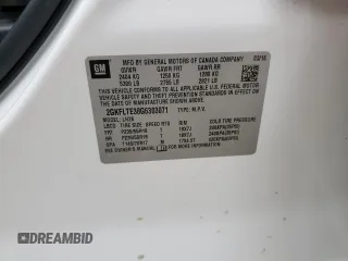 2016 GMC Terrain SLE with VIN 2GKFLTE38G6303071, listed as a Copart auction lot 51518595 with Not Provided miles and Clean Title. Bid and sale history available at DreamBid. Image 12.