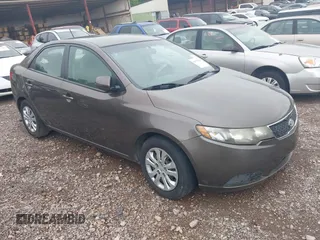 2013 Kia Forte EX with VIN KNAFU4A25D5719014, listed as a IAAI auction lot 42079529 with 222,801 mi miles. Bid and sale history available at carsss.com. Image 1.