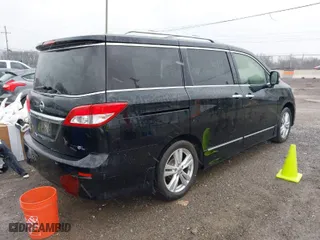 2014 Nissan Quest S with VIN JN8AE2KP5E9102333, listed as a IAAI auction lot 41256031 with 165,640 mi miles. Bid and sale history available at carsss.com. Image 4.