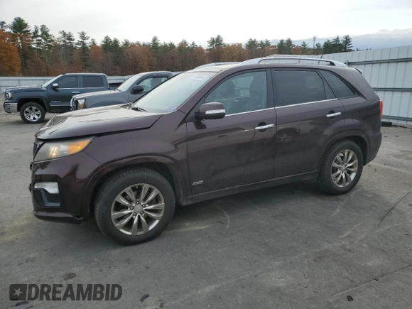 2012 Kia Sorento SX with VIN 5XYKWDA25CG192917, listed as a Copart auction lot 78385644 with 128,646 mi miles and Salvage Title. Bid and sale history available at carsss.com. Image 1.