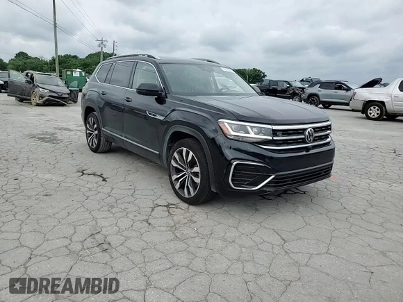 2022 Volkswagen Atlas SEL Premium R-Line with VIN 1V2FR2CA7NC518322, listed as a Copart auction lot 57671035 with 61,653 mi miles and Clean title. Bid and sale history available at DreamBid. Image 14.