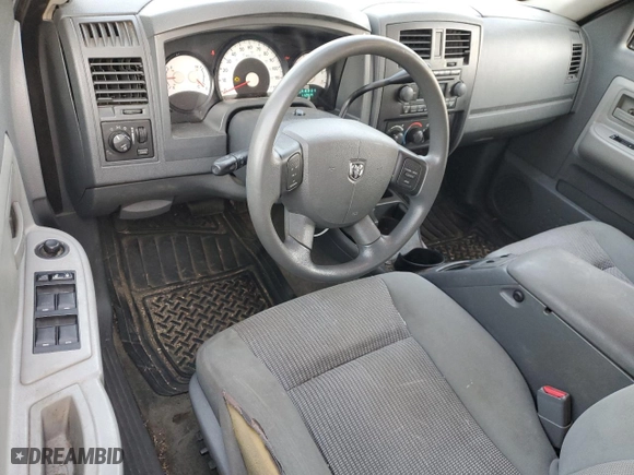 2007 Dodge Dakota ST with VIN 1D7HW28K47S271179, listed as a Copart auction lot 48611705 with 112,079 mi miles and Clean Title. Bid and sale history available at carsss.com. Image 8.