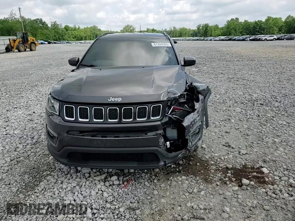 2020 Jeep Compass Latitude with VIN 3C4NJCBB6LT235383, listed as a Copart auction lot 61359355 with Not provided miles and Salvage title. Bid and sale history available at DreamBid. Image 14.